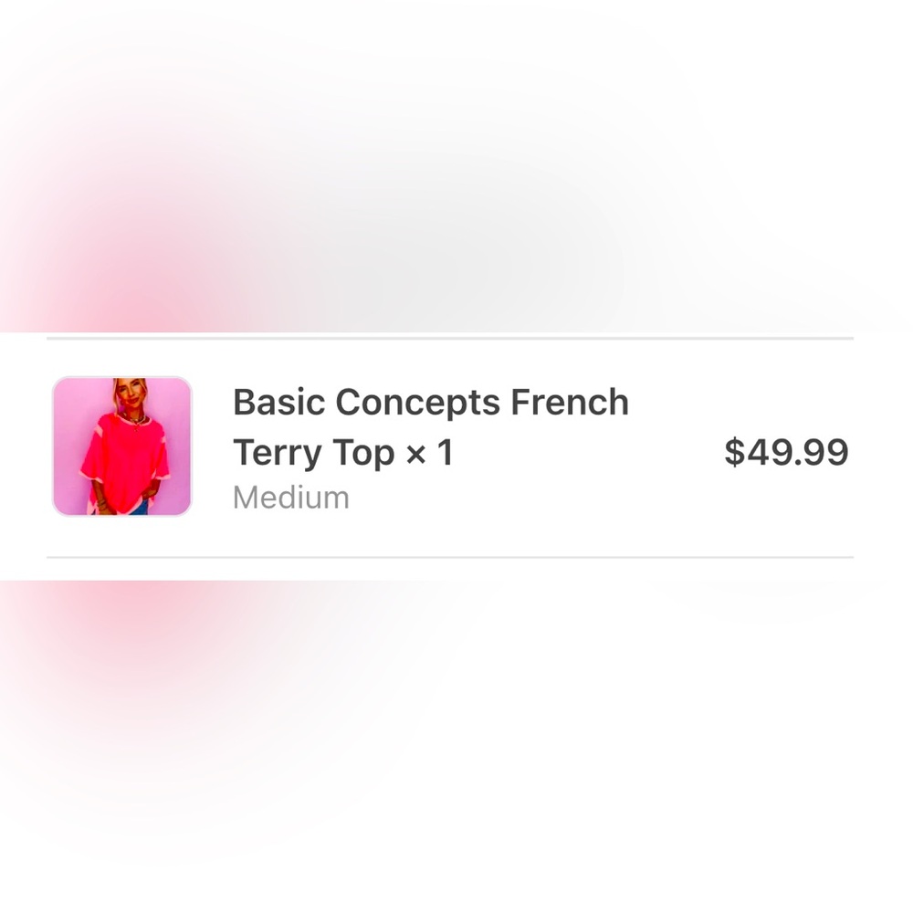 New with tags! Beautiful coral top. Size Med. oversized.